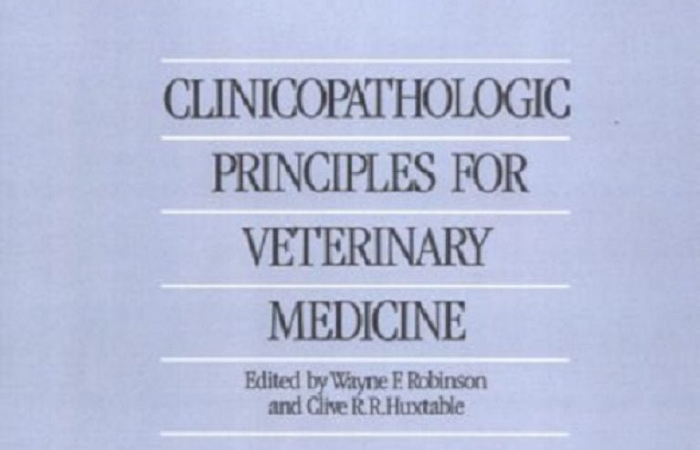 Clinicopathologic Principles For Veterinary Medicine Pdf Download Page 001