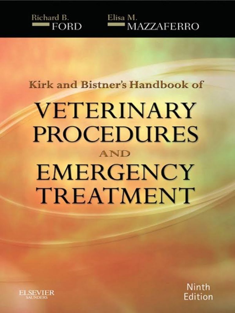 Handbook Of Veterinary Procedures And Emergency Treatment