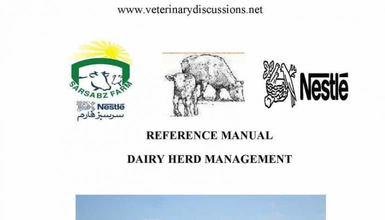 Nestle Reference Manual For Dairy Herd Management PDF Download