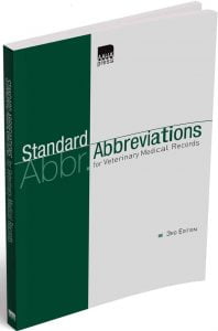 Standard Abbreviations For Veterinary Medical Records 3rd Edition PDF Download