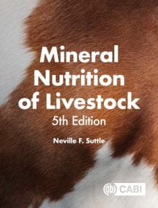 Mineral nutrition of livestock, 5th edition