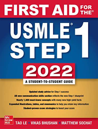 First aid for the usmle step 1 2022, 32nd edition