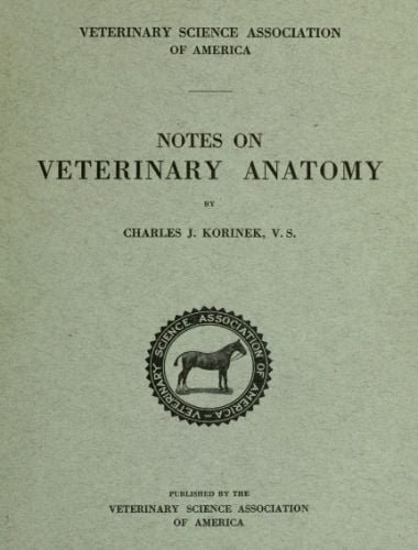 Notes on veterinary anatomy