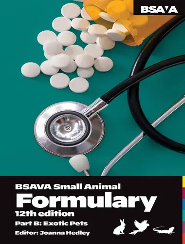 Bsava small animal formulary 12th edition part b exotic pets